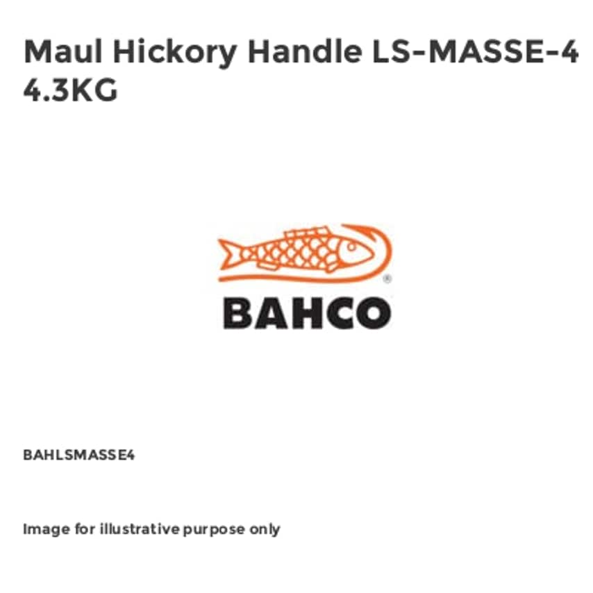 Maul Hickory Handle LS-MASSE-4 4.3KG BAHLSMASSE4