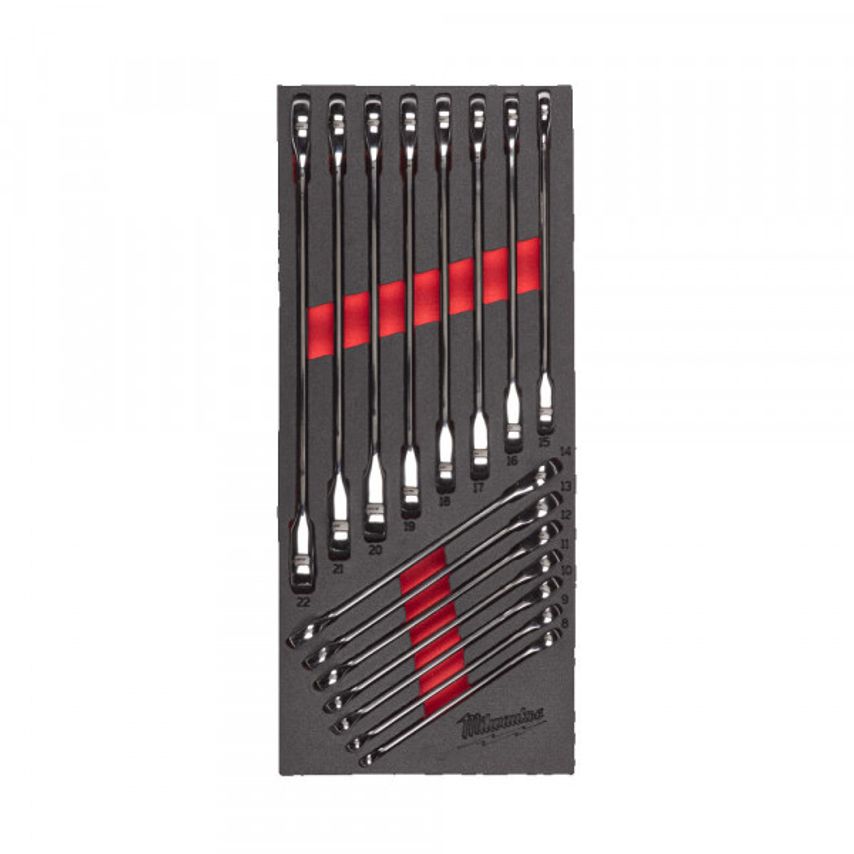 Max Bite Ratcheting Combination Spanner Set Foam Insert