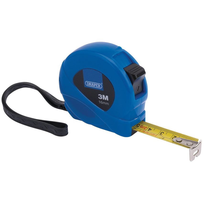 Measuring Tape - 3m/10ft x 16mm Blue
