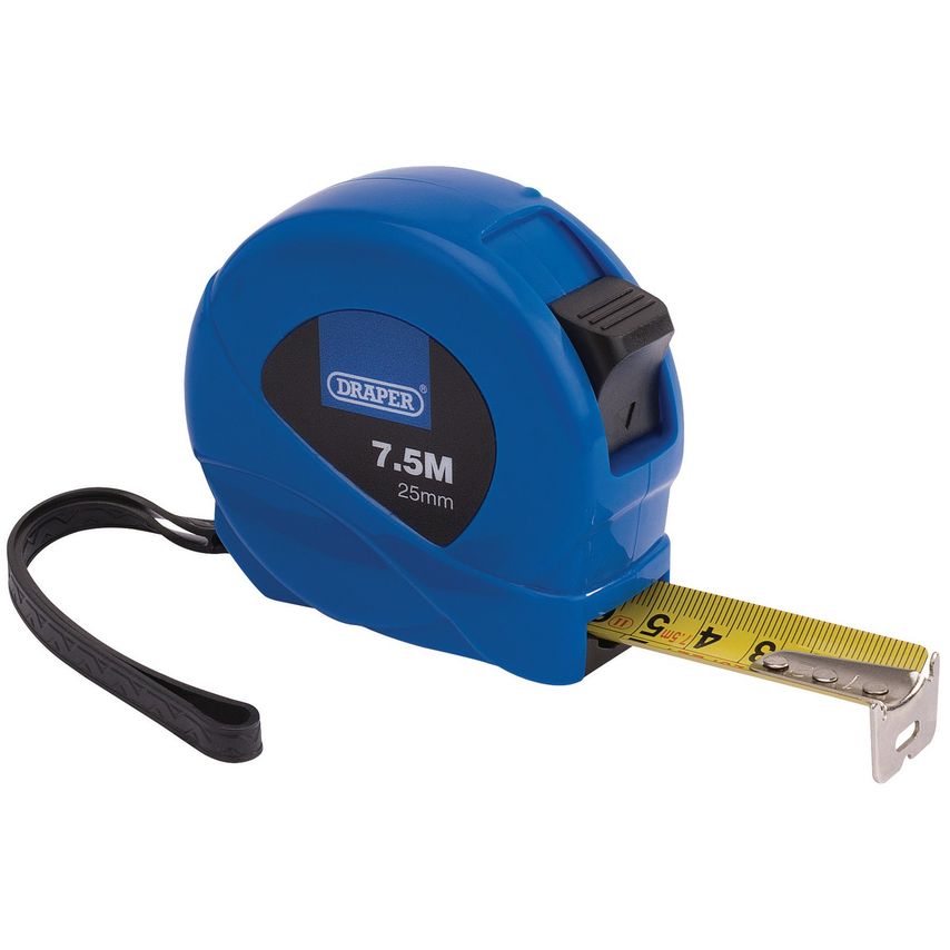 Measuring Tape - 7.5m/25ft x 25mm Blue