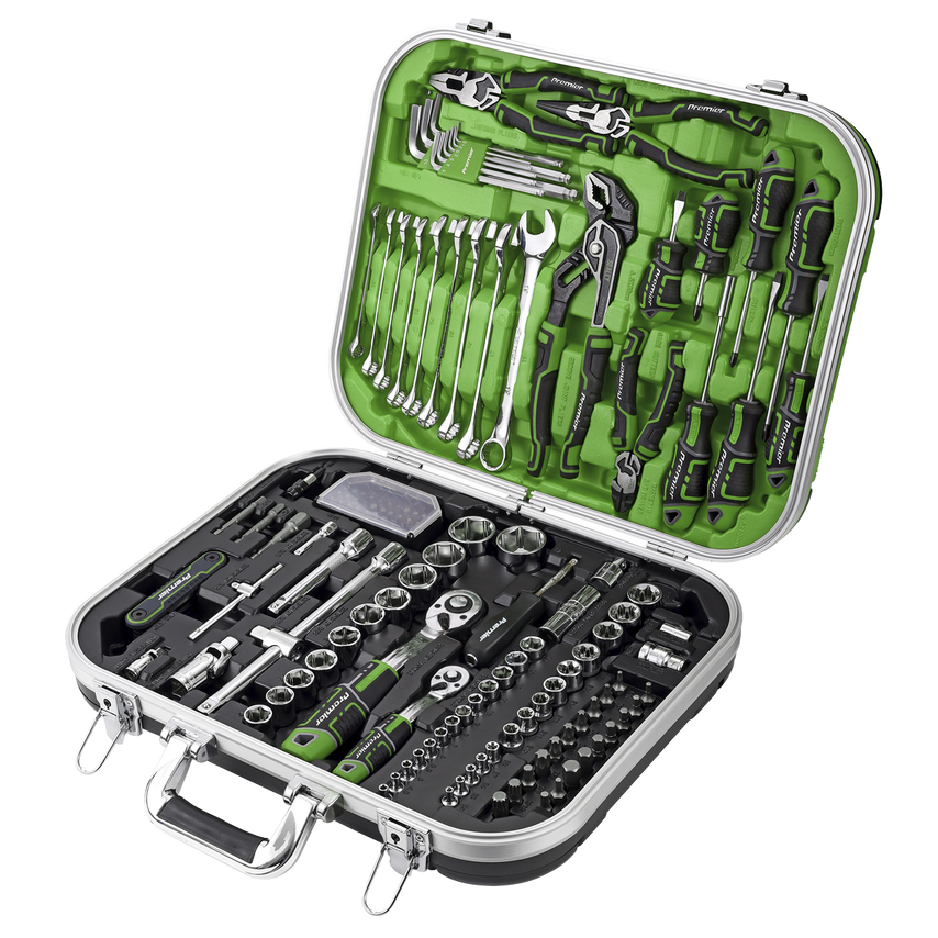 Mechanic's Tool Kit144 Piece Hi-vis Green