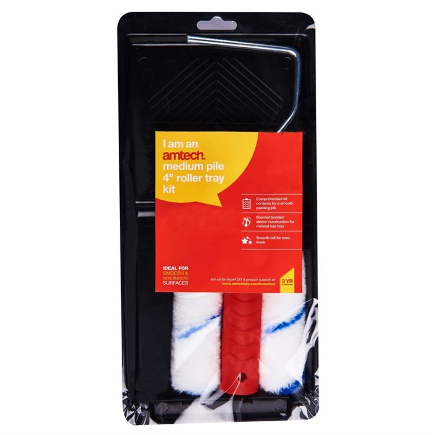 Medium Pile 100mm (4") Roller Tray Kit