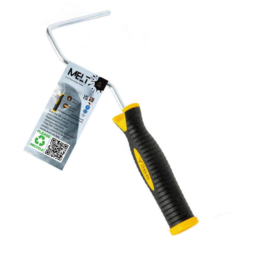 Melt Premium Quality Screw in Extendable 4" Mini Paint Roller Frame