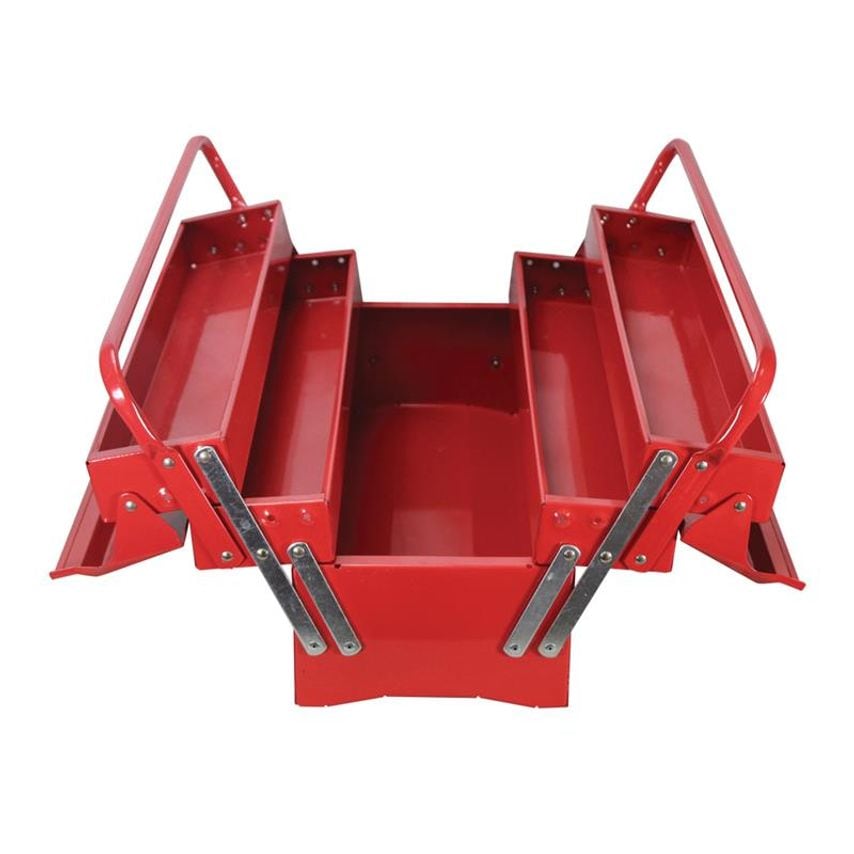 Metal Cantilever Toolbox - 5 Tray 40cm (16in) FAITBC517