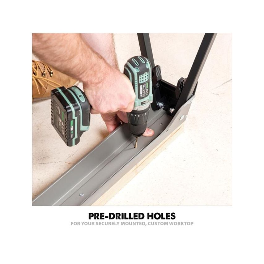 Metal Folding Sawhorse Stand (Twin Pack) EVLTRESTLES