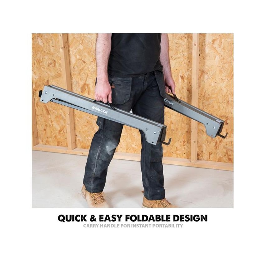 Metal Folding Sawhorse Stand (Twin Pack) EVLTRESTLES