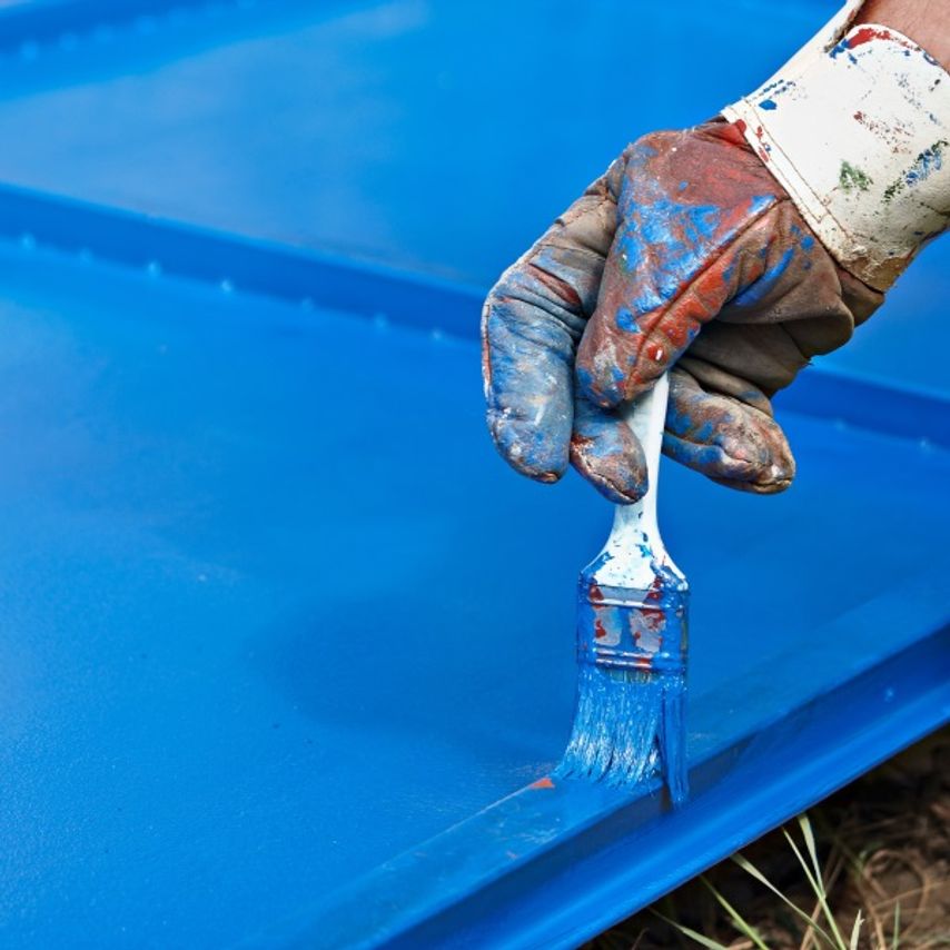 Metal Paint, Azure Blue, 1L