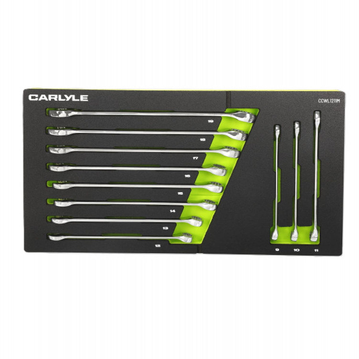 Metric 12 PT Long Combination Wrench Set - 11 Piece