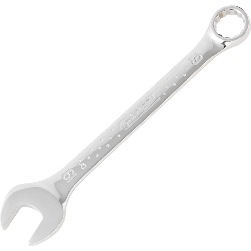 Metric Combination Spanner, Chrome Vanadium Steel, 19mm