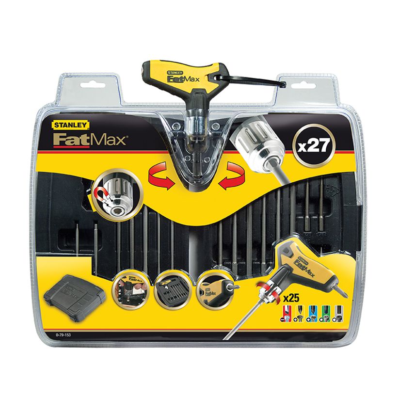 Metric FatMax T-Handle Ratchet Power Key Set, 27 Piece STA079153