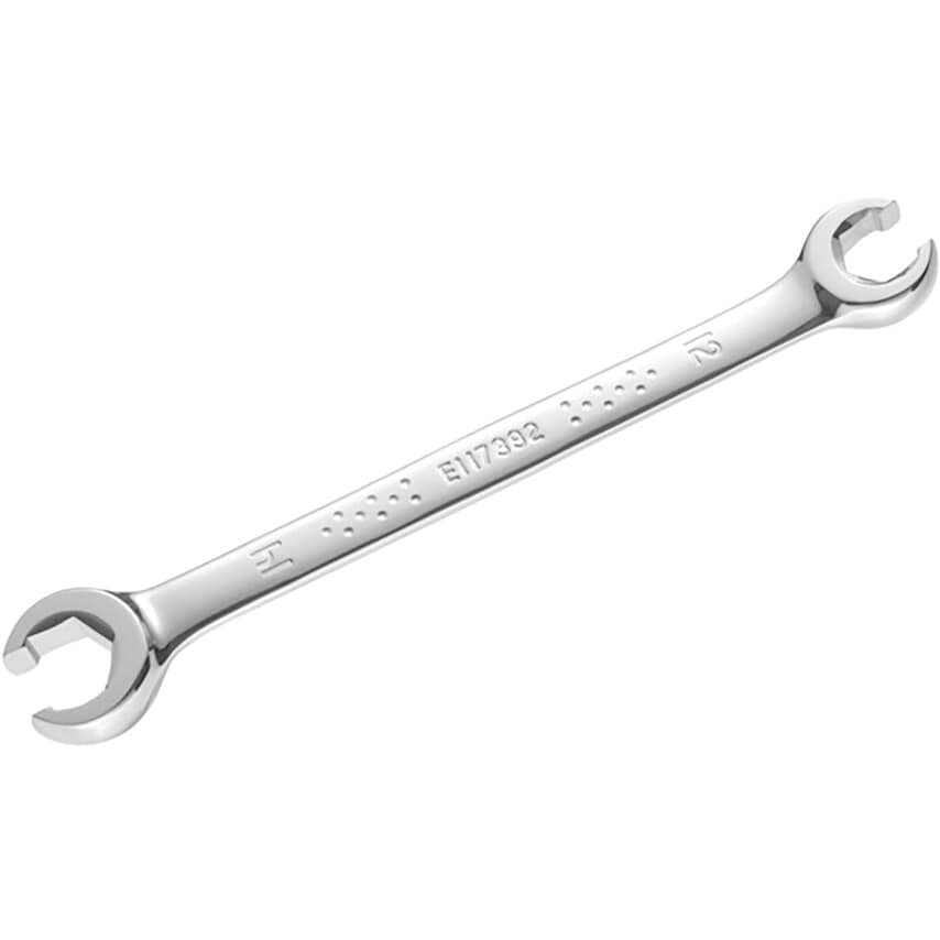 Metric Flare Nut Spanner, Chrome Vanadium Steel, 12mm x 14mm