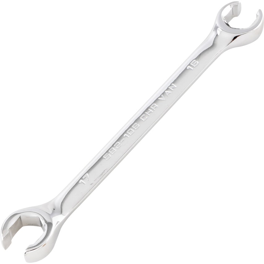Metric Flare Nut Spanner, Chrome Vanadium Steel, 16mm x 17mm