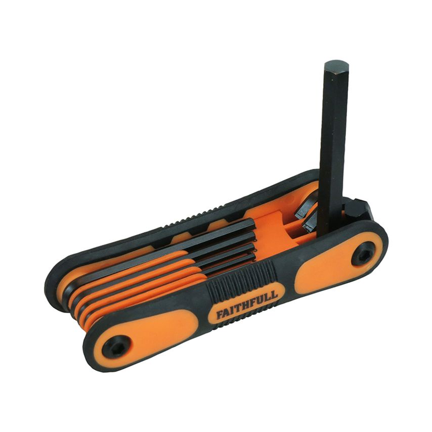 Metric Folding Hexagon Key Set, 8 Piece FAIHKSF8M