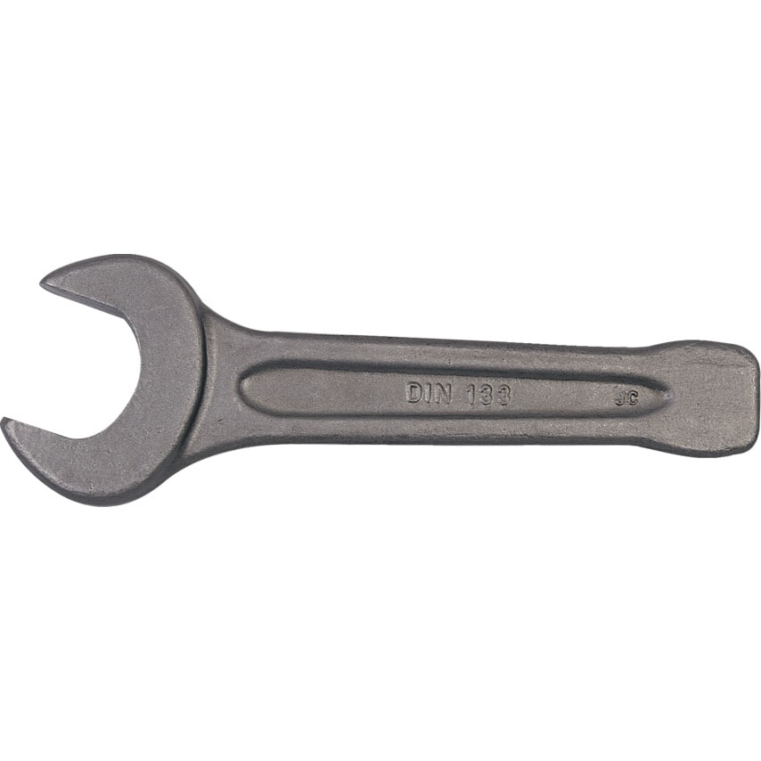 Metric Open Ended Slogging Spanner, Chrome Satin Hardened Steel, 32mm