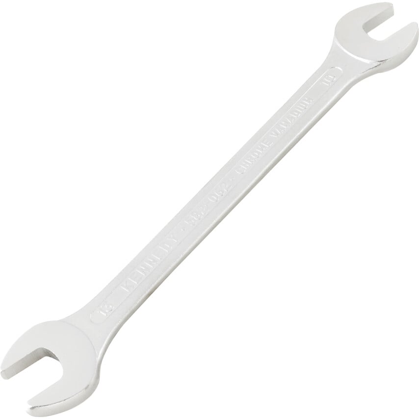 Metric Open Ended Spanner, Double End, Chrome Vanadium Steel, 12mm x 14mm
