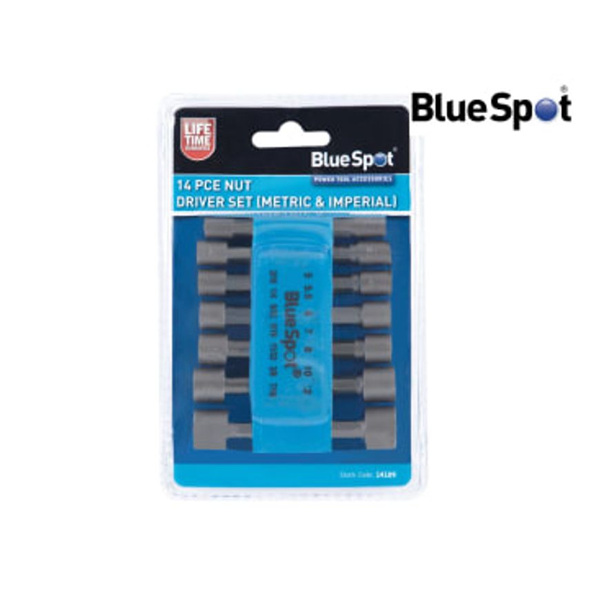 Metric & Imperial Nut Driver Set, 14 Piece B/S14109