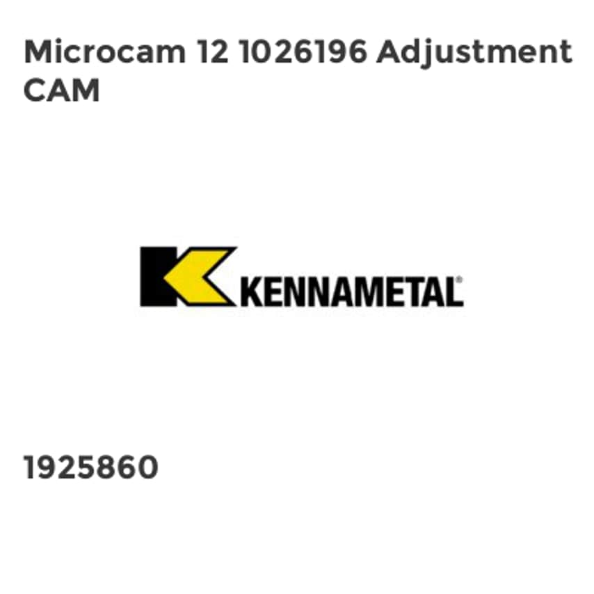 Microcam 12 1026196 Adjustment CAM