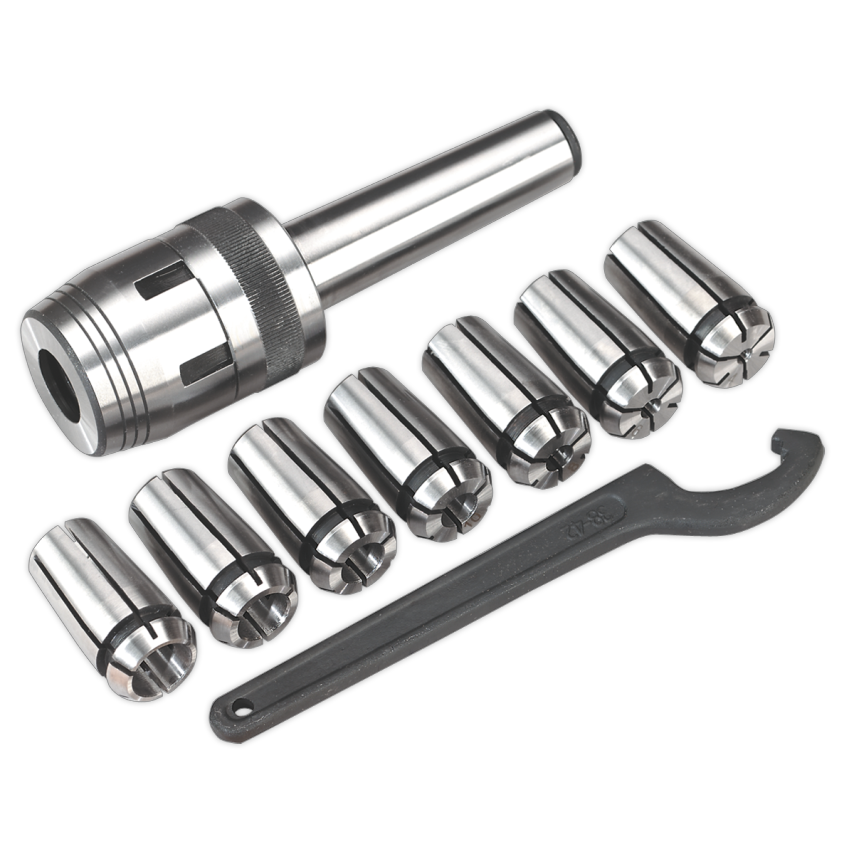 Mill Chuck Set MT3-M12 4-16MM