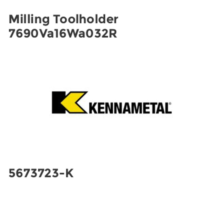 Milling Toolholder 7690VA16WA032R