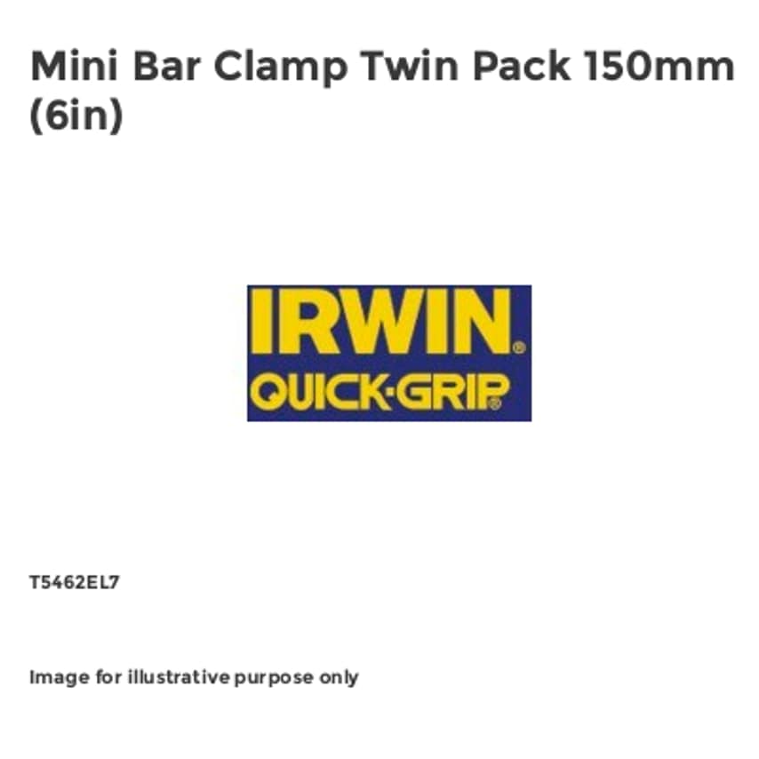 Mini Bar Clamp Twin Pack 150mm (6in) Q/G5462QCN