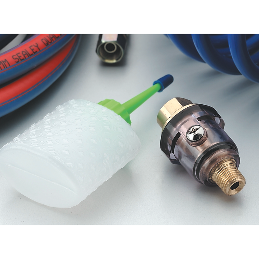 Mini In-line Air Tool Oiler 1/4" BSP with Filler