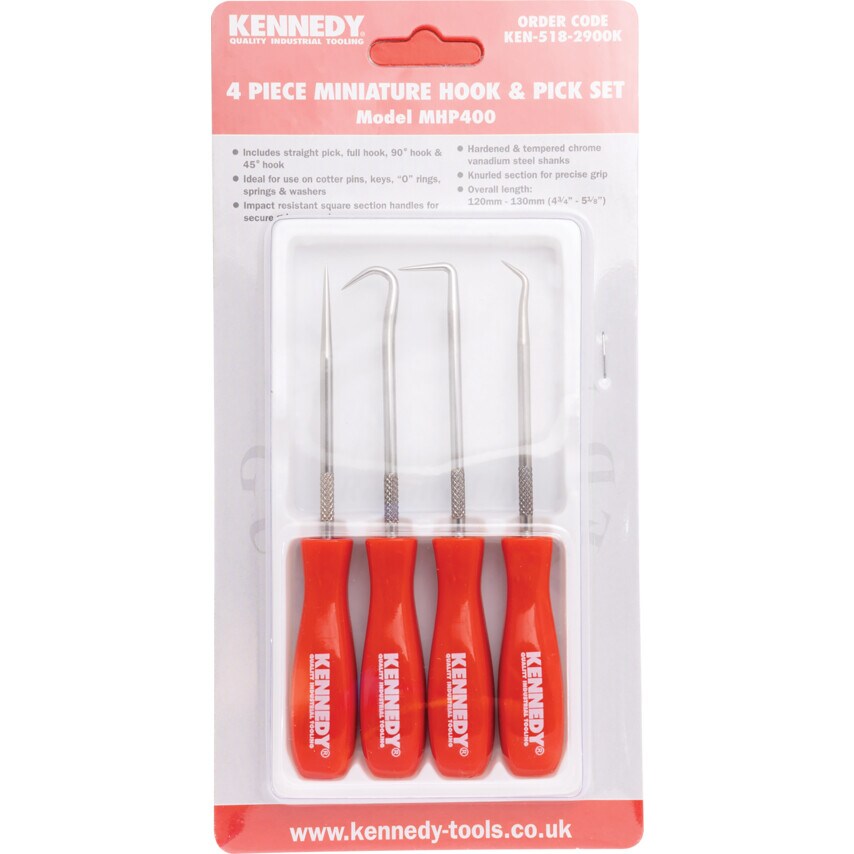 Mini Pick & Hook Set (4 Piece)
