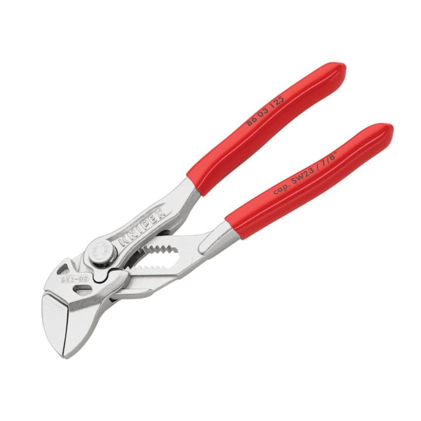 Mini Pliers Wrench PVC Grips 125mm - 23mm Capacity