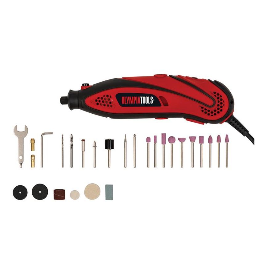 Mini Rotary Multi-Tool with 40 Piece Accessory Set 135W 240V OLPRM135
