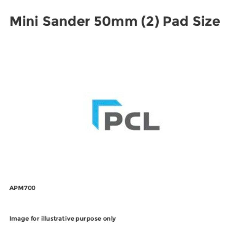 Mini Sander 50mm (2) Pad Size