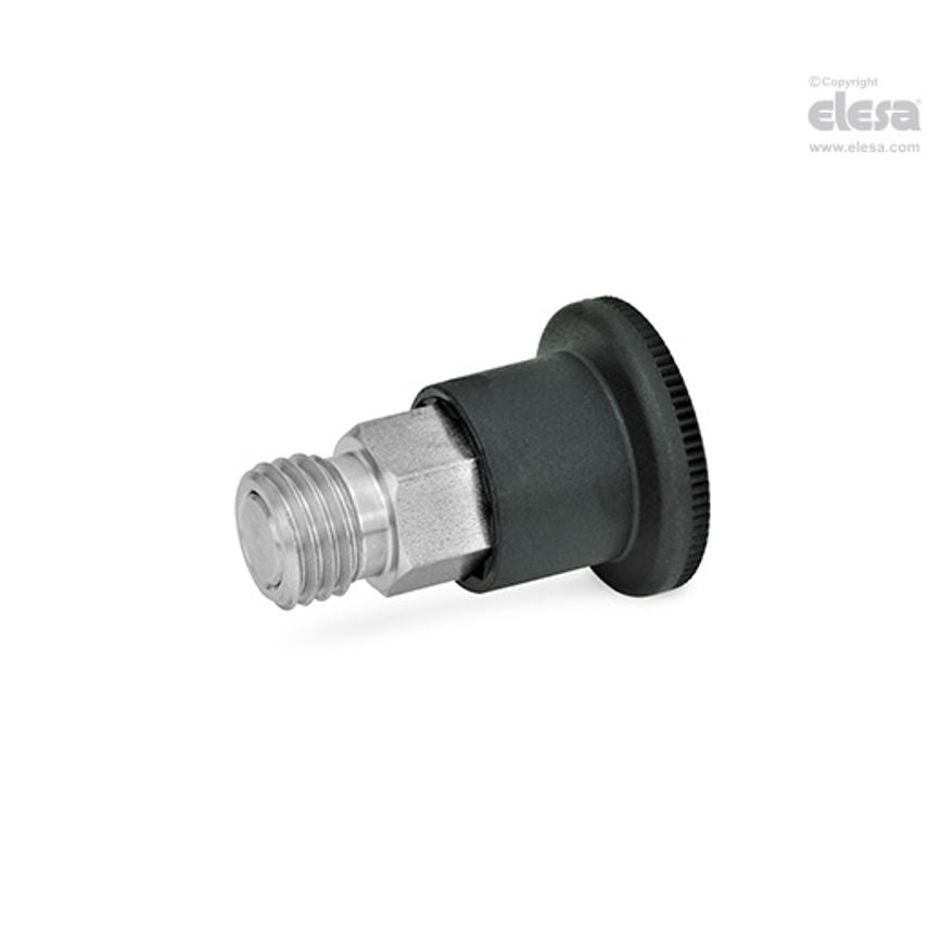 Mini indexing plunger-GN 822.7-8-M16x1.5-C