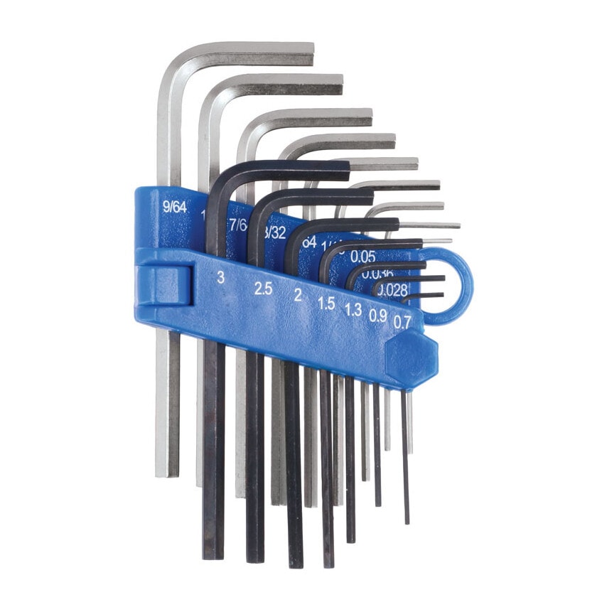 Miniature Metric & Imperial Hex Key Set 16PC