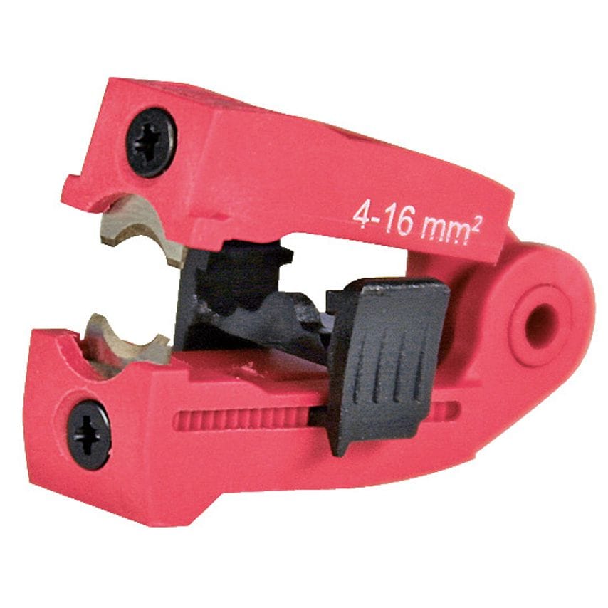 Module insert with round blade RED