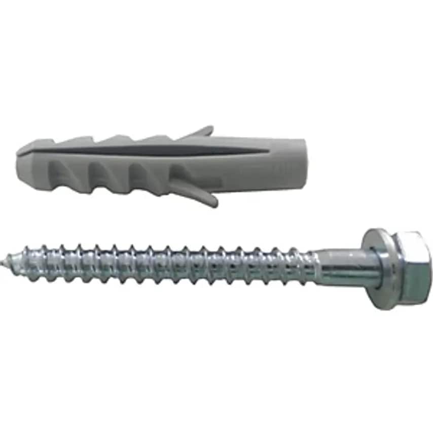 Mounting Material For Speed Ramp, For Asphalt And Concrete, Bolts With Plugs, Pack Of 2