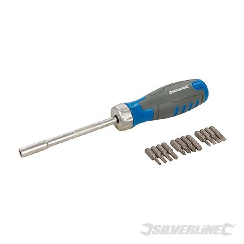Multi-Bit Ratchet Screwdriver 12-in-1