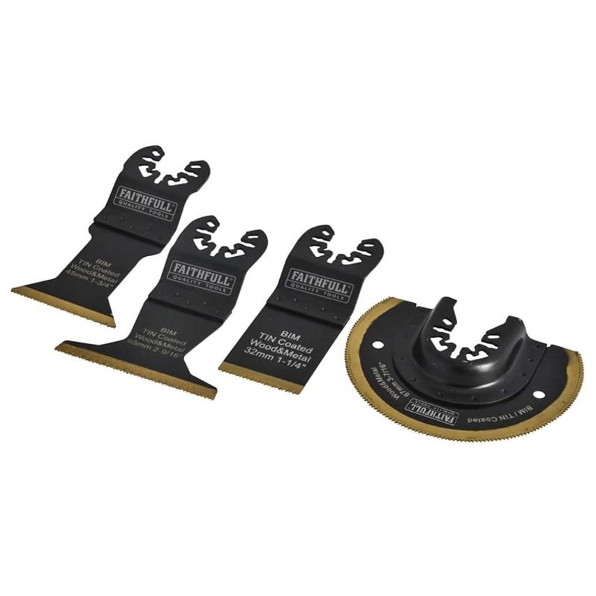 Multi-Function Titanium Blade Set 4 Piece FAIMFBMKIT4