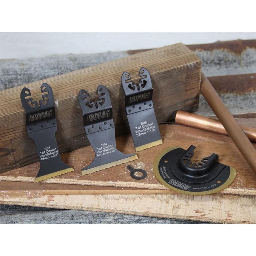 Multi-Function Titanium Blade Set 4 Piece FAIMFBMKIT4