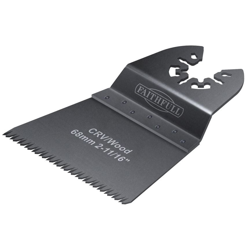 Multi-function Tool CRV Flush Fast Cut Wood Ground Side Set 68mm, Pack of 5