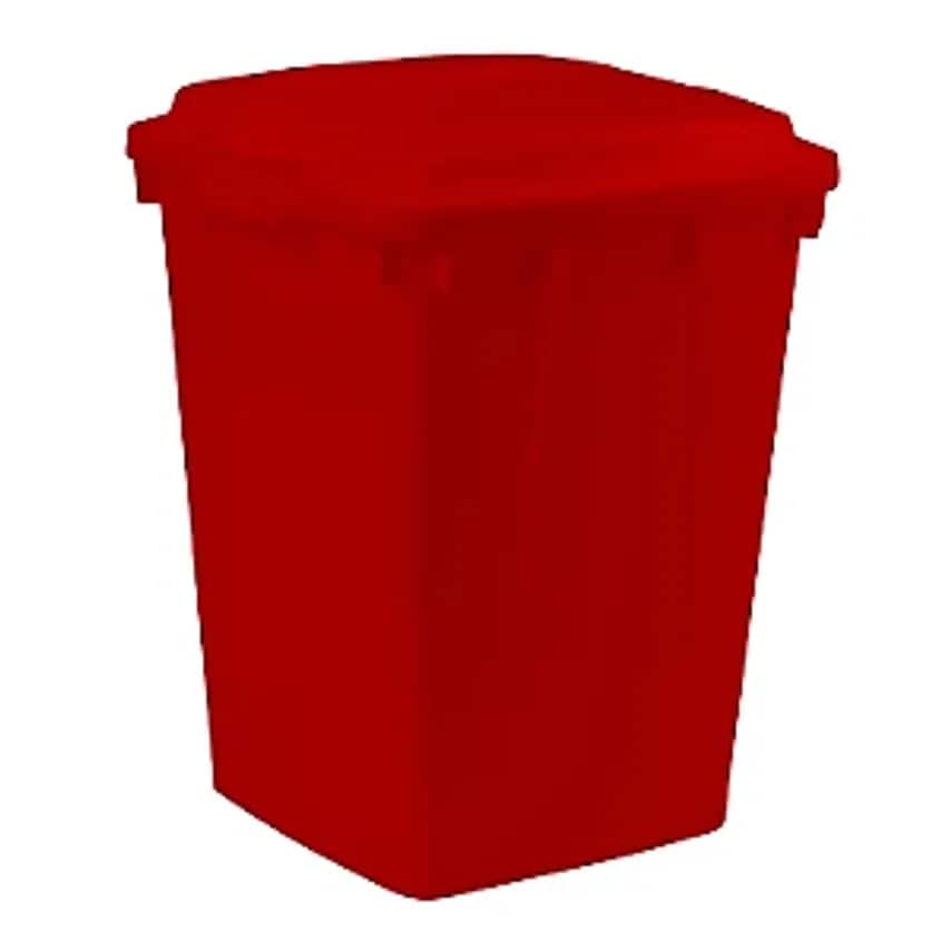 Multi-purpose Container, Capacity 90 L, LxWxH 510 X 485 X 600mm, Red