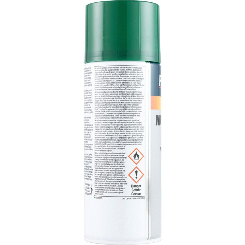 Multi-purpose Gloss Green Enamel Aerosol Paint - 400ML
