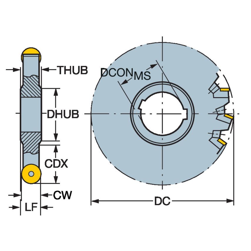 N331.32-162S40FMQ Face Mill