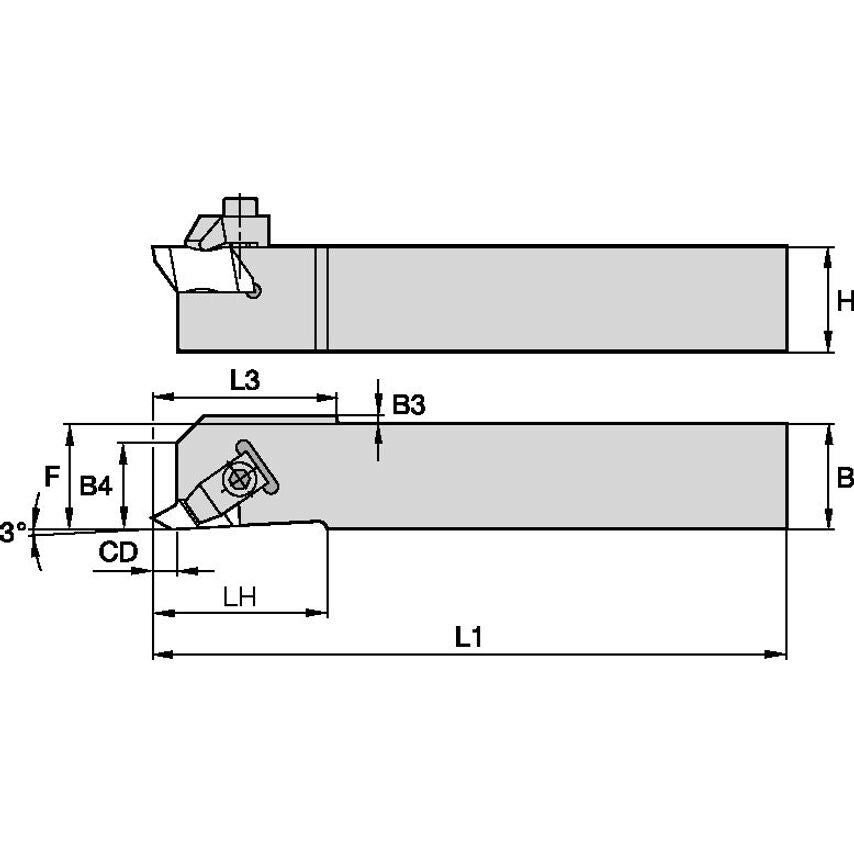 NASL102B Top Notch Holder W0.63 L4.50