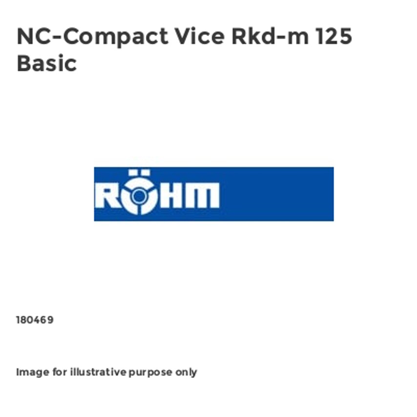 NC-Compact Vice Rkd-m 125 Basic