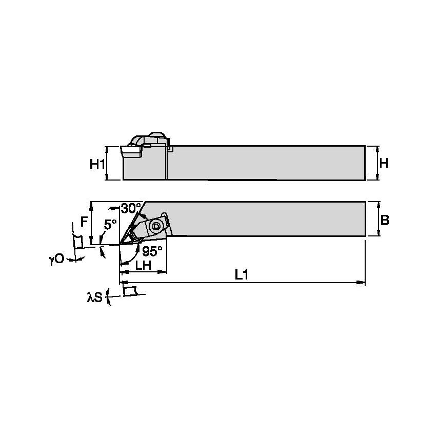 NDLPR164D Top Notch Holder W1.00 L6.00