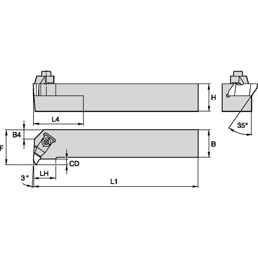 NER164C Top Notch Holder W1.00 L5.00