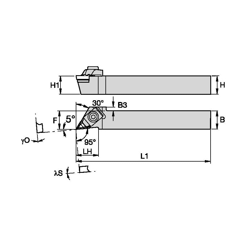 NKLCRF1005B Top Notch Holder W0.63 L4.50