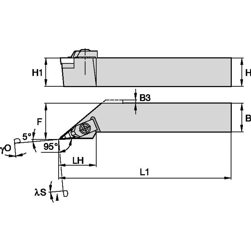 NVLBR2020K11 Top Notch Holder W20, 0MM L125,