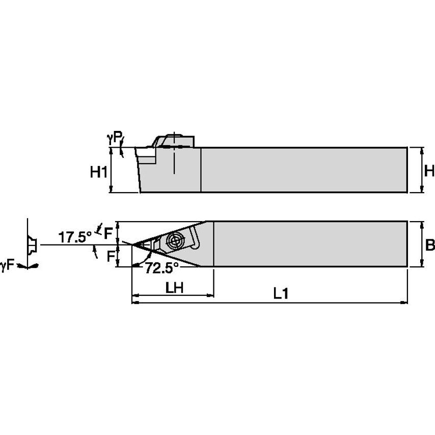 NVVCN163D Top Notch Holder W1.00 L6.00