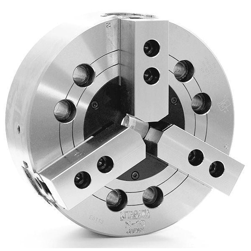 N Series - 3 Jaw Closed Centre Power Chuck - N-08