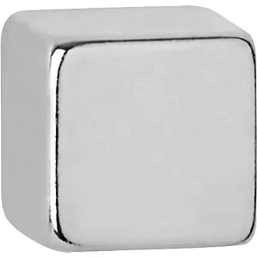 Neodymium Cube Magnet Height 7 mm Pack of 50 Holding Force 1.6 Kg Light Silver