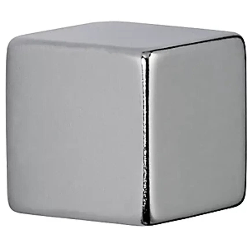 Neodymium Cube Magnet, Nickel Plated, Holds 15 Kg, Pack Of 5